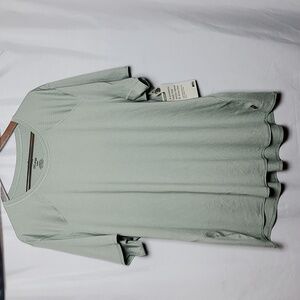 REI Lightweight Base Layer Short-Sleeve Crew, 3X, Celery Heather